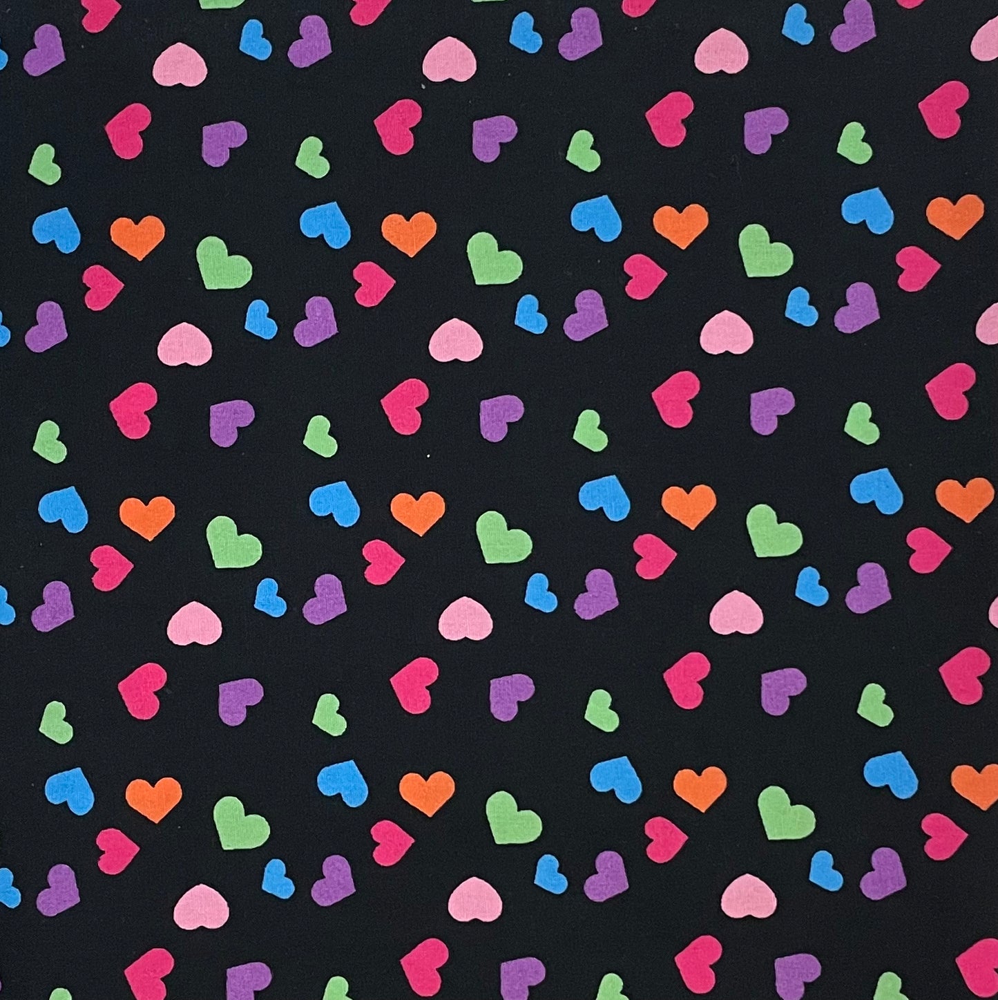 Fabric Bookmark - Hearts