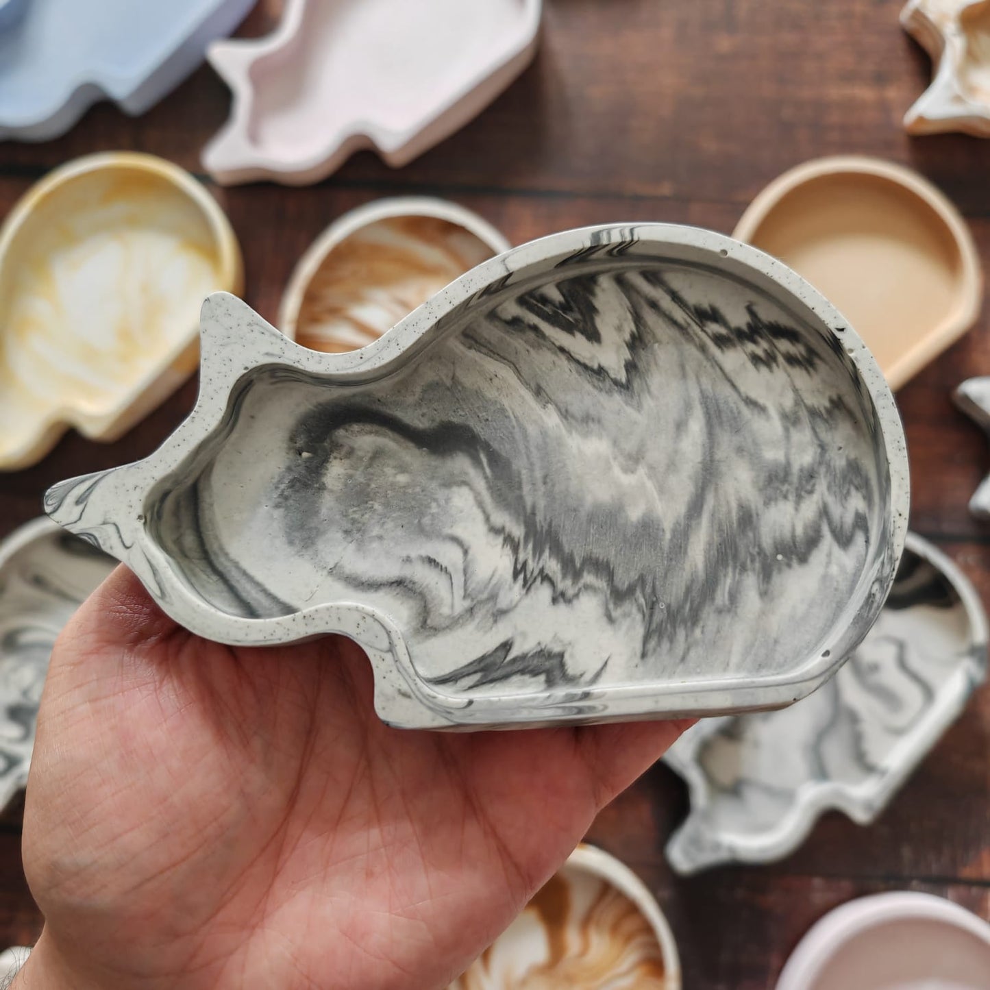 Cat dishes (Marbled)