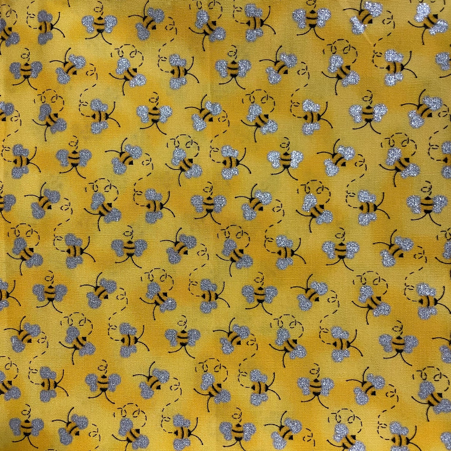 Fabric Bookmark - Bees