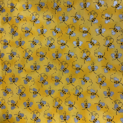 Fabric Bookmark - Bees