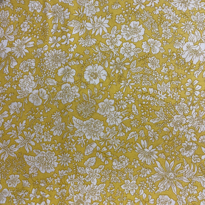 Fabric Bookmark - Yellow Garden