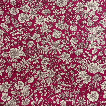 Fabric Bookmark - Pink Garden