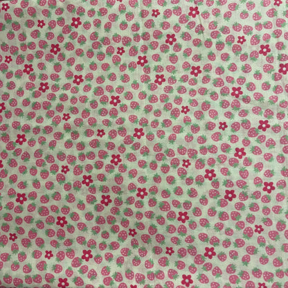 Fabric Bookmark - Strawberry